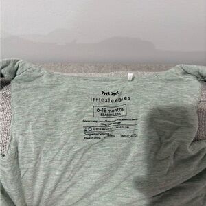 Little Sleepies Soft Green Baby Outfit